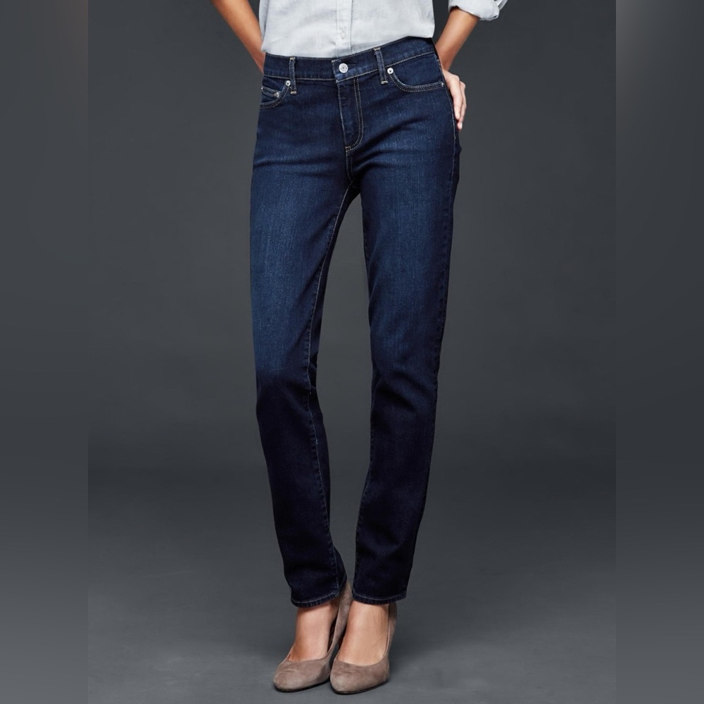 GAP Real Straight Jean - Dark Indigo